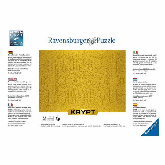 Puzzle Krypt 631 pcs - Gold Ravensburger - 4