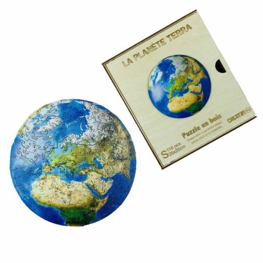 La Planète Terra - Puzzle Créatif en bois S Creatif Puzzle - 1