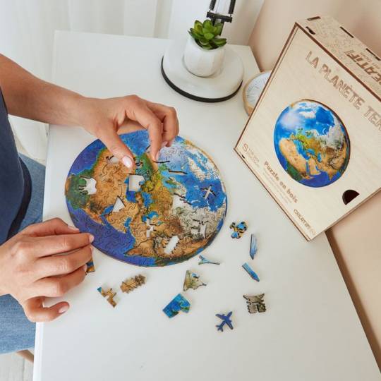 La Planète Terra - Puzzle Créatif en bois S Creatif Puzzle - 3