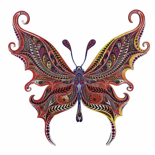 Le Papillon Illusionniste - Puzzle Créatif en bois M Creatif Puzzle - 2