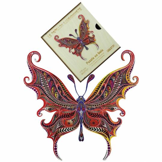 Le Papillon Illusionniste - Puzzle Créatif en bois M Creatif Puzzle - 1