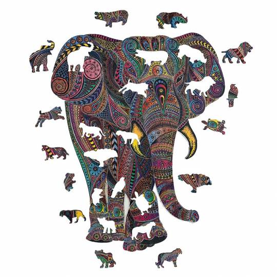 L'Éléphant Impérial - Puzzle Créatif en bois M Creatif Puzzle - 2