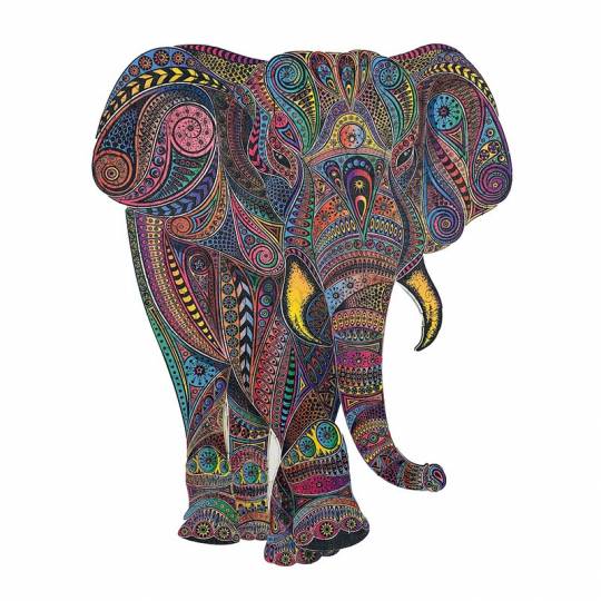 L'Éléphant Impérial - Puzzle Créatif en bois M Creatif Puzzle - 4