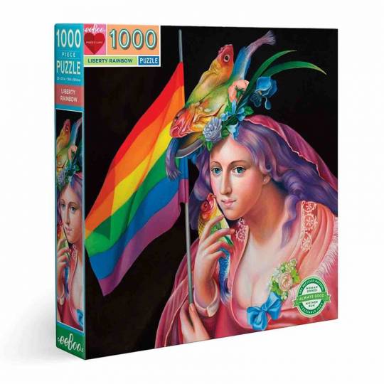 Puzzle Liberty Rainbow - 1000 pcs Eeboo - 1