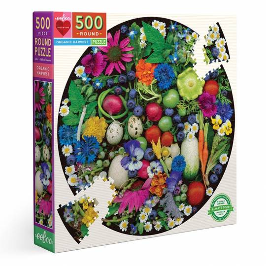 Puzzle Organic Harvest - 500 pcs Eeboo - 1