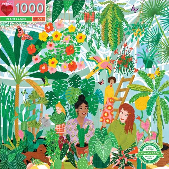 Puzzle Plant Ladies - 1000 pcs Eeboo - 3