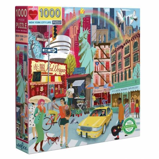 Puzzle New York City Life - 1000 pcs Eeboo - 1