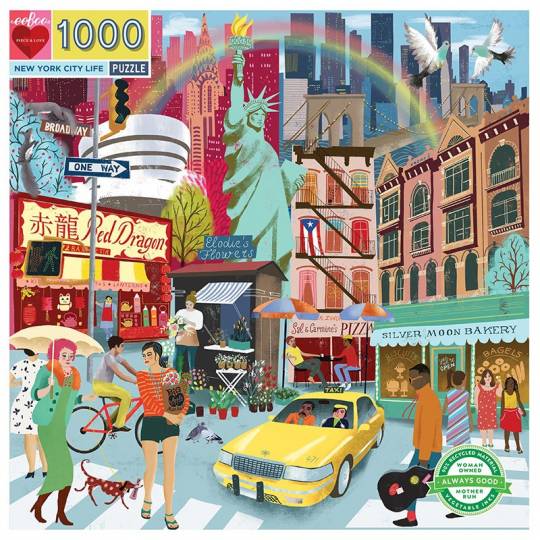 Puzzle New York City Life - 1000 pcs Eeboo - 2