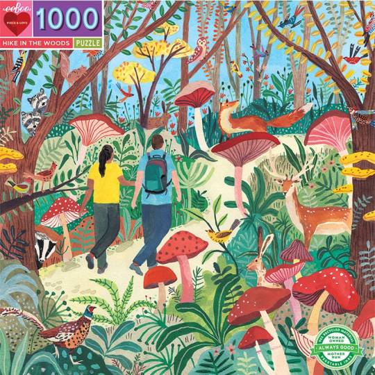 Puzzle Hike in the Woods - 1000 pcs Eeboo - 2