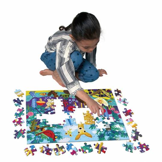 Puzzle Life on Earth - 100 pcs Eeboo - 2