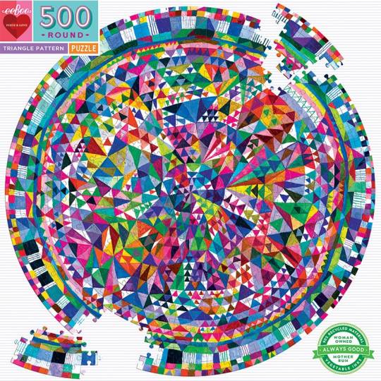 Puzzle Triangle Pattern - 500 pcs Eeboo - 2