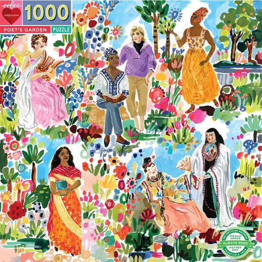 Puzzle Poet's Garden - 1000 pcs Eeboo - 2