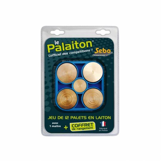 Jeu de palets en laiton + boite rangement - Palet vendéen Cadetel - 1