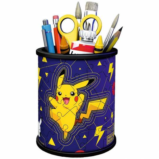 Puzzle 3D Pot à crayons Pokémon - 57 pcs Ravensburger - 1