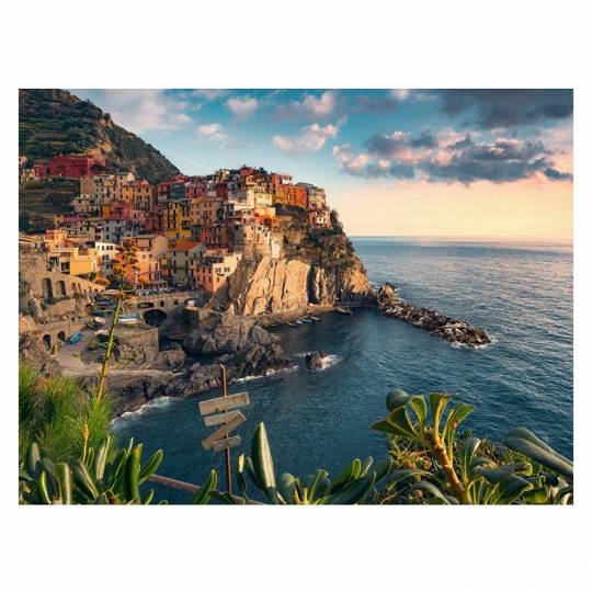 Puzzle 1500 pcs - Vue sur les Cinque Terre Ravensburger - 2