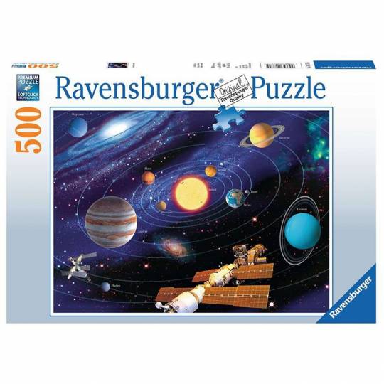 Puzzle 500 pcs : Système solaire Ravensburger - 1