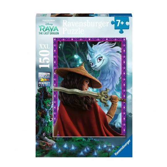Puzzle 150 pcs XXL : Les aventures de Raya et Sisu - Disney Raya et dernier dragon Ravensburger - 1