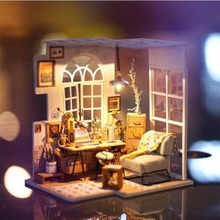 Salon Péninsule de Joy - Miniatures 3D DIY Rolife - BCD JEUX
