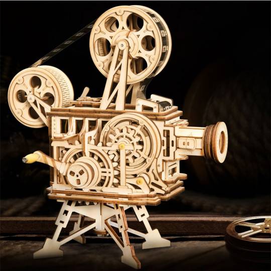 Vitascope, projecteur de film - Puzzle 3D Mécanique en bois Rokr Rokr - 2
