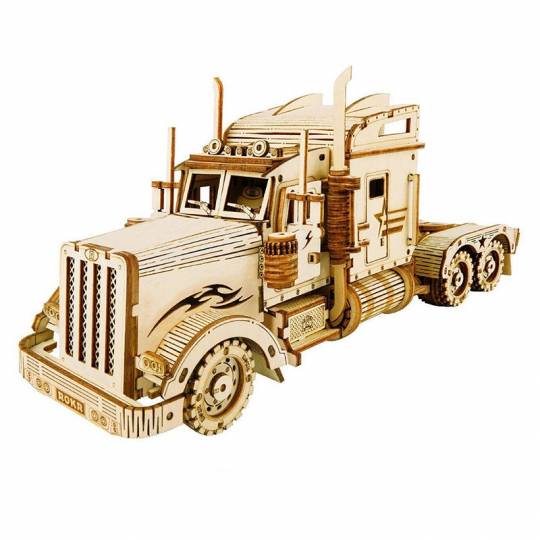 Camion Poids Lourd - Puzzle 3D Mécanique en bois Rokr Rokr - 1