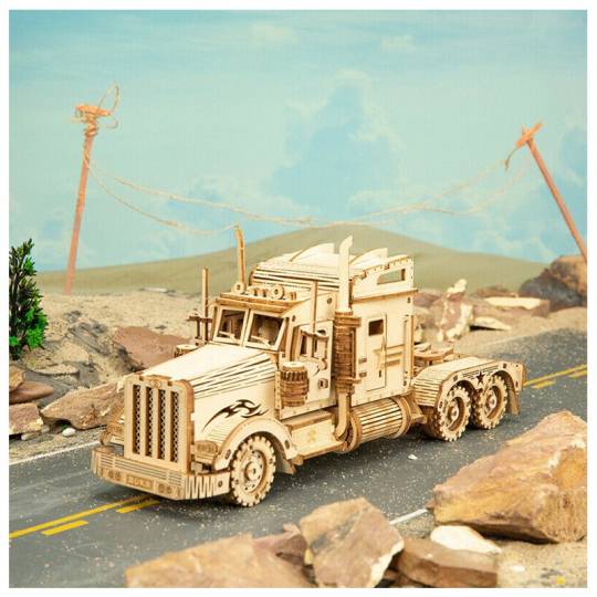 Camion Poids Lourd - Puzzle 3D Mécanique en bois Rokr Rokr - 2