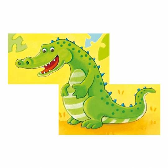 Puzzle de cubes - Animaux sauvages 4 pcs - Goki Goki - 4