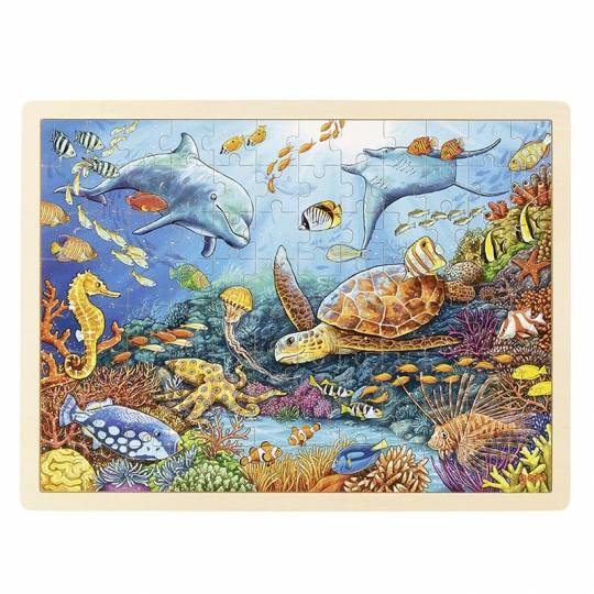 Puzzle Grande Barrière de Corail 96 pcs - Goki Goki - 1