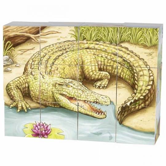 Puzzle de cubes - Animaux australiens 12 pcs - Goki Goki - 5