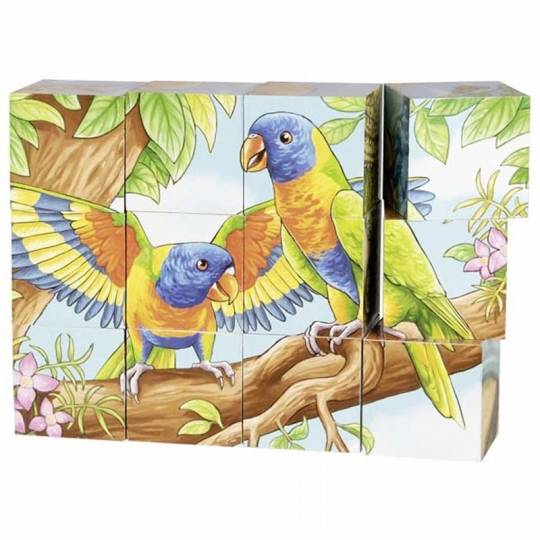 Puzzle de cubes - Animaux australiens 12 pcs - Goki Goki - 6