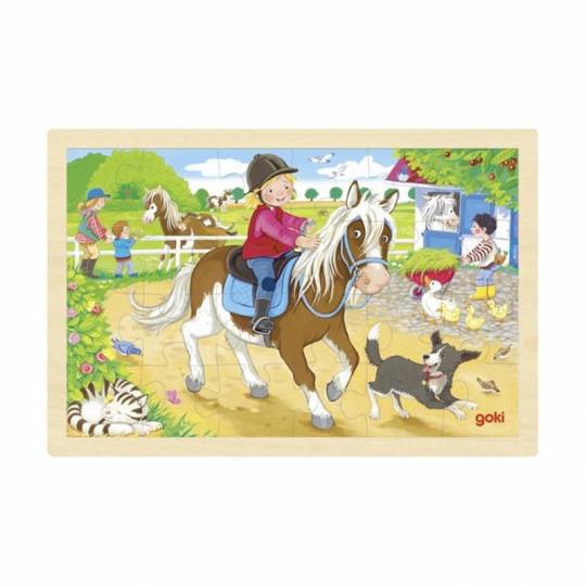 Puzzle Ponneys 24 pcs - Goki Goki - 1