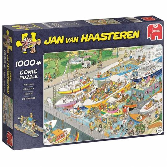 Puzzle Jan van Haasteren - The Locks - 1000 pcs Jumbo Diset - 1