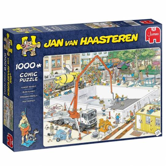 Puzzle Jan van Haasteren - Almost Ready? - 1000 pcs Jumbo Diset - 1