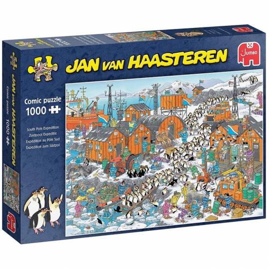 Puzzle Jan van Haasteren - South Pole Expedition - 1000 pcs Jumbo Diset - 1