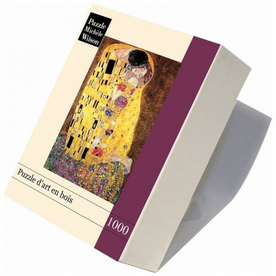 Puzzle en bois Klimt - Le Baiser - 1000 pcs Puzzle Michèle Wilson - 2