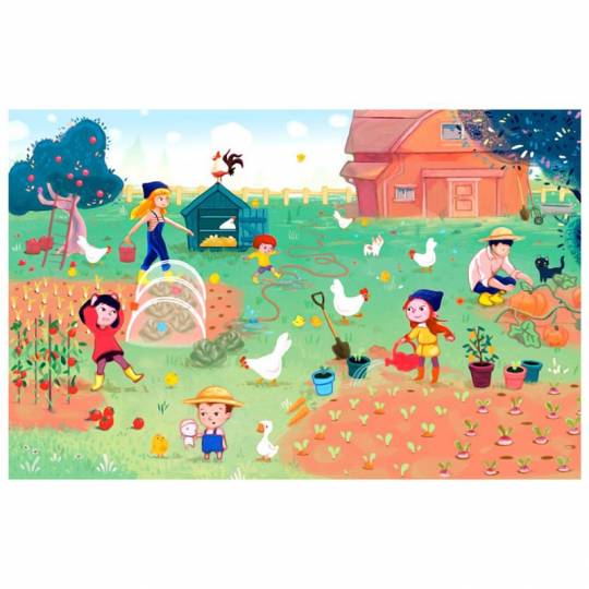 Puzzle en bois - Famille Potiron - 50 pcs Puzzle Michèle Wilson - 2