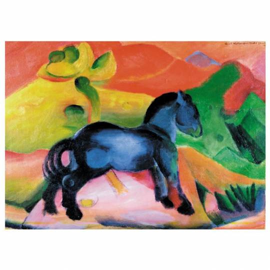 Puzzle en bois - Cheval bleu - 12 pcs Puzzle Michèle Wilson - 2