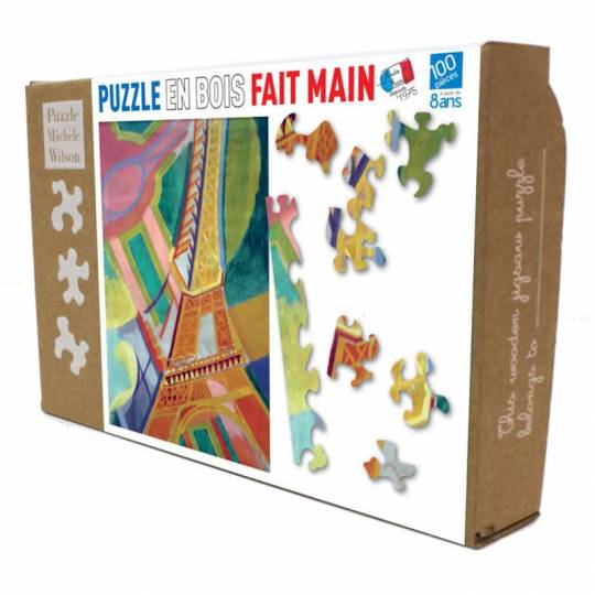 Puzzle en bois - Tour Eiffel - 100 pcs Puzzle Michèle Wilson - 1