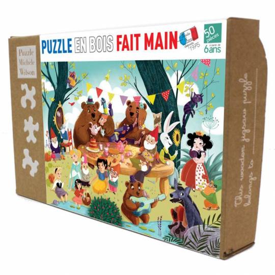 Puzzle en bois - Il était une fois - 50 pcs Puzzle Michèle Wilson - 1