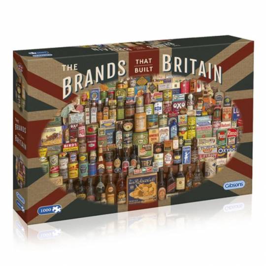 Puzzle Gibsons - The Brands that buil Britain - 1000 pcs Gibsons - 1