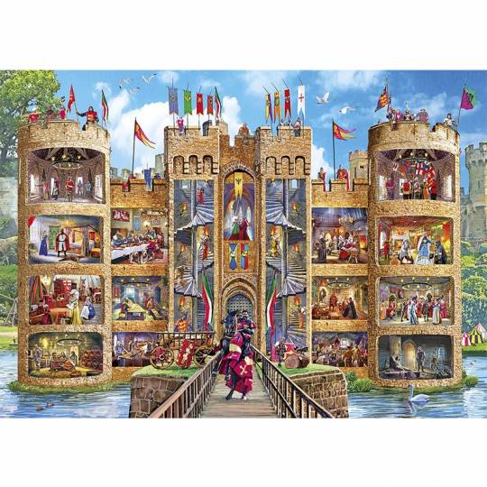 Puzzle Gibsons - Castle Cutaway - 1000 pcs Gibsons - 2