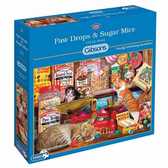 Puzzle Gibsons - Paw Drops and Sugar Mice - 1000 pcs Gibsons - 1