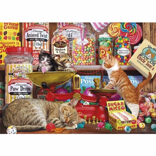 Puzzle Gibsons - Paw Drops and Sugar Mice - 1000 pcs Gibsons - 2
