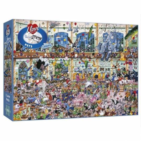 Puzzle Gibsons - I Love Pets HC - 1000 pcs Gibsons - 1