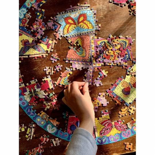 Puzzle Vintage Butterflies - 500 pcs Eeboo - 3