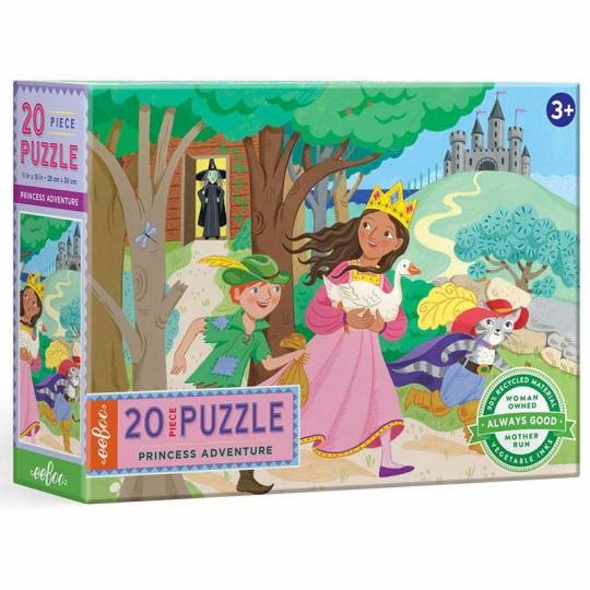 Puzzle Princess Adventure - 20 pcs Eeboo - 1