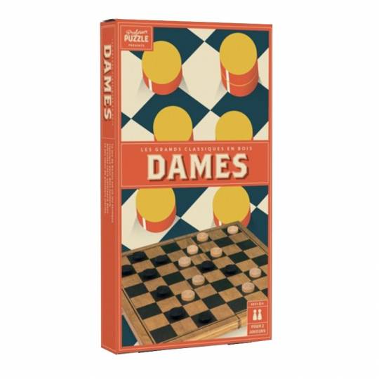 Dames - Bois vintage Professor Puzzle - 1