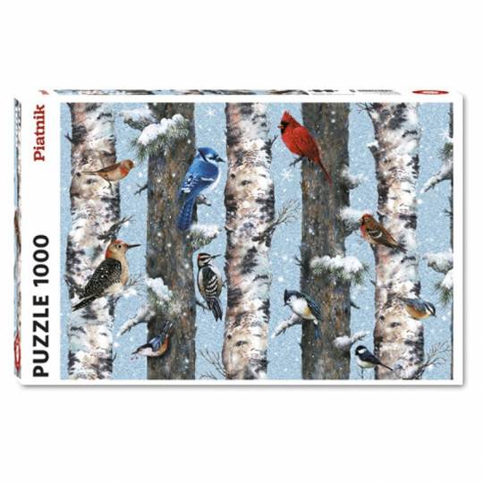 Puzzle Oiseaux d'hiver - 1000 pcs Piatnik - 1