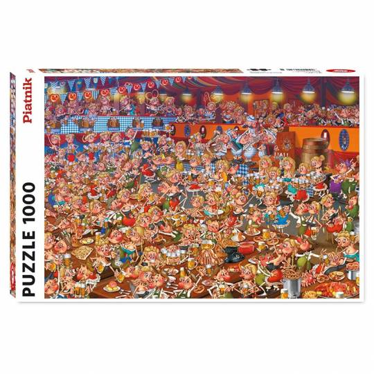 Puzzle Ruyer - Fête de la bière - 1000 pcs Piatnik - 1