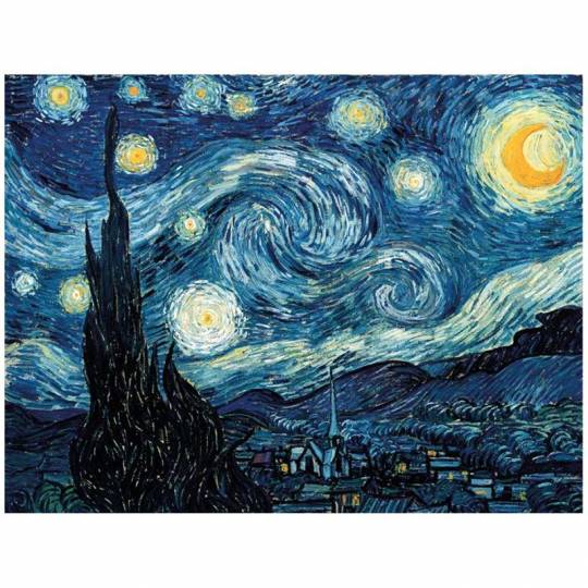 Puzzle d'art en bois Nuit Étoilée - 350 pcs Puzzle Michèle Wilson - 2