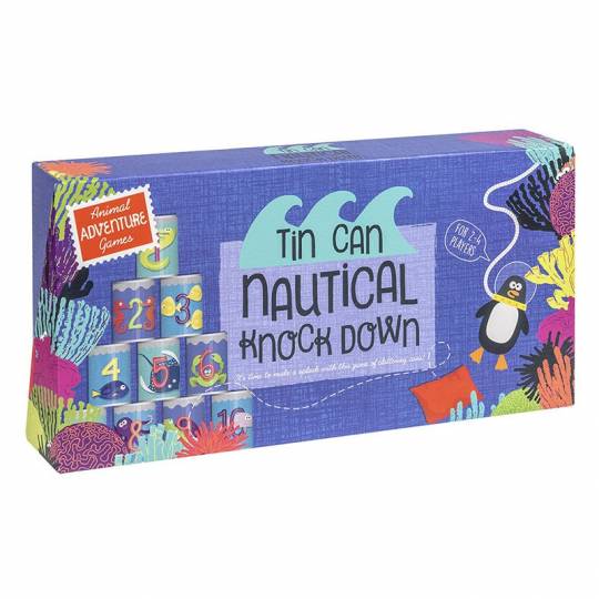 Tin Can Nautical Knock Down Professor Puzzle - 1